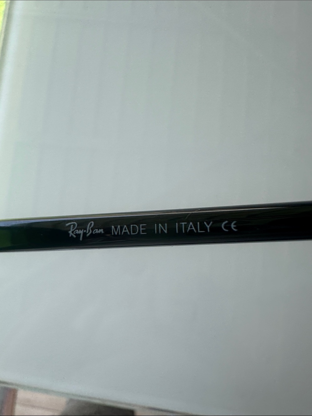 Ray-Ban Clubmaster Sunglasses - Black Frame, Blue Mirrors - Picture 7 of 9